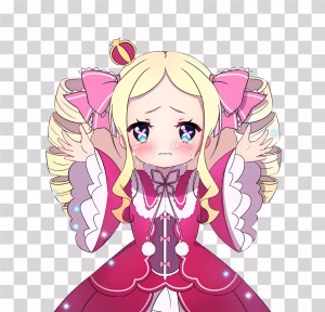 Beatrice Crying Re:zero PNG