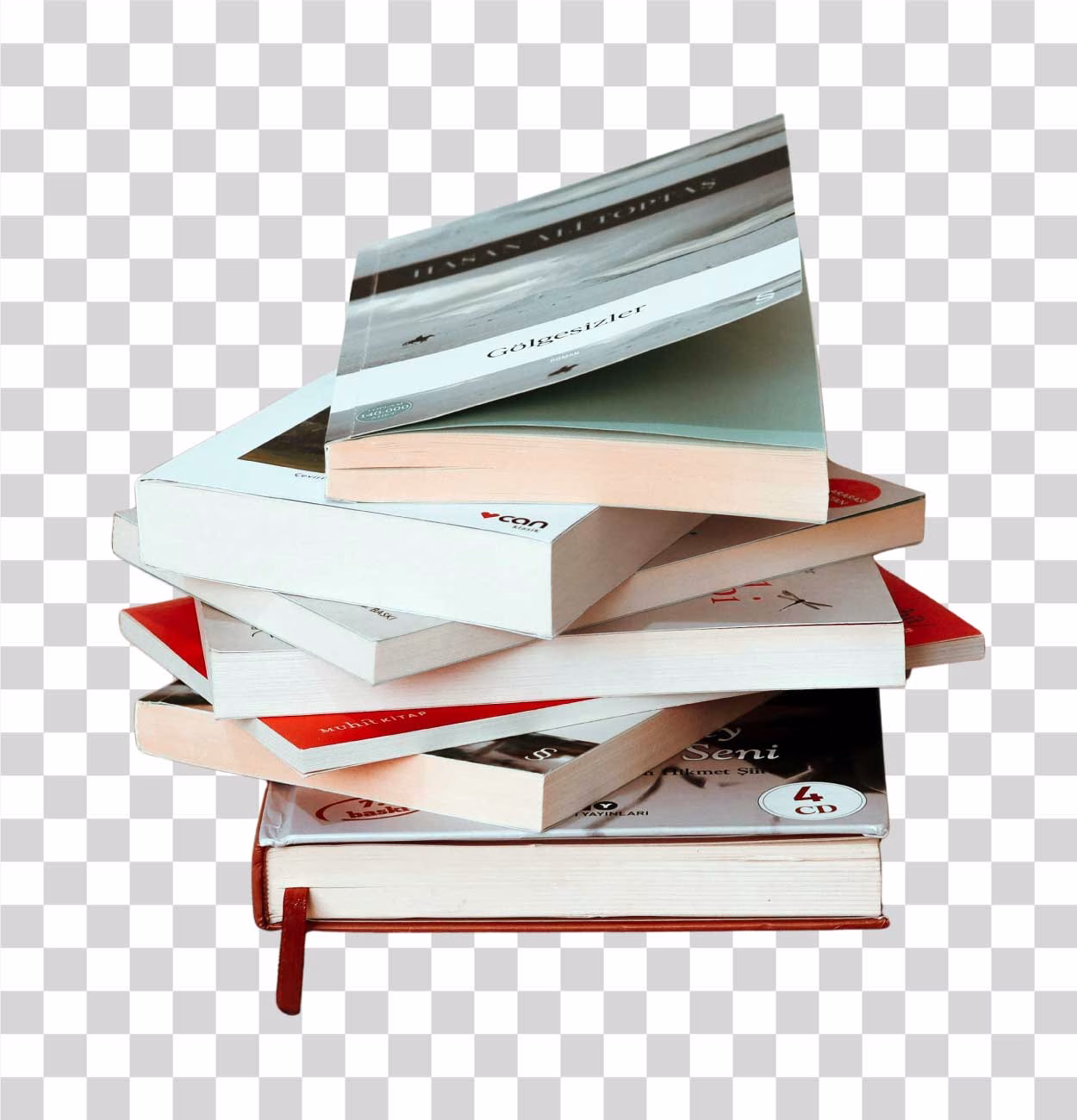 Books Stack Pile of Reading Books PNG