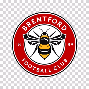 Brentford Logo, Football Club Emblem, English Soccer Crest, Transparent PNG Image Brentford Logo PNG