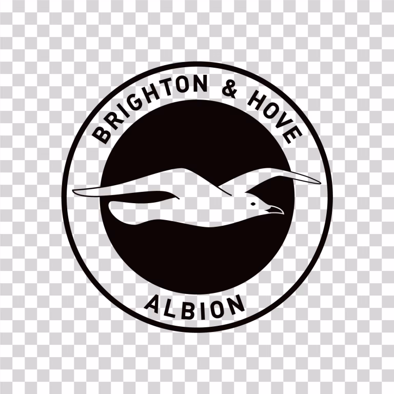 Brighton Black Logo Football Club PNG
