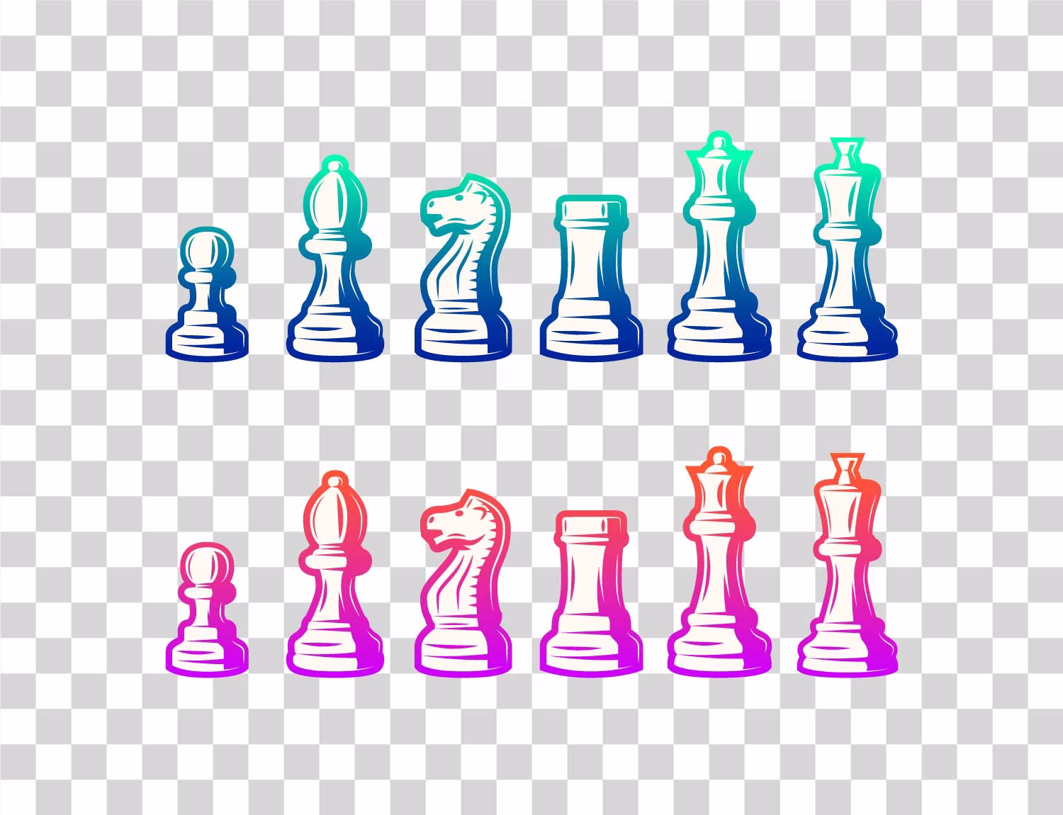 Chess Pieces Board Game PNG