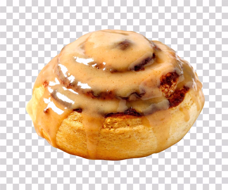 Cinnamon Roll Sweet Pastry Dessert Transparent
