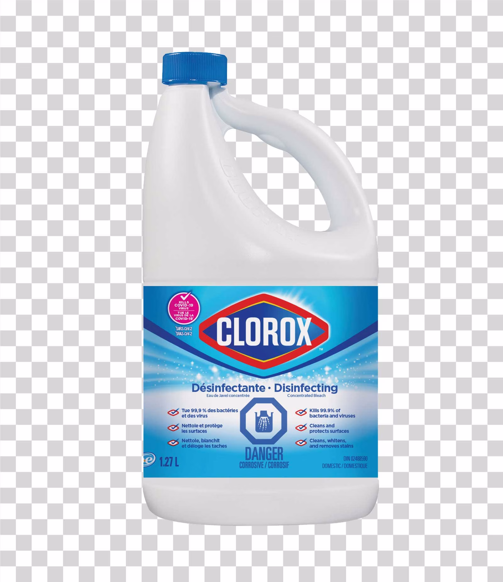 Clorox Bleach Bottle Household Cleaning Product PNG