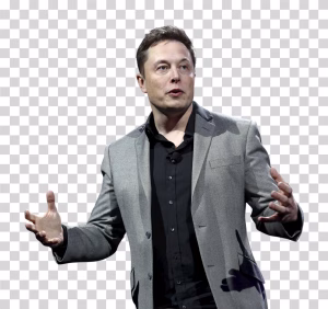Elon Musk Tech Entrepreneur Transparent