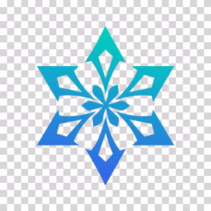 Genshin Impact Cryo Element Icon Ice png