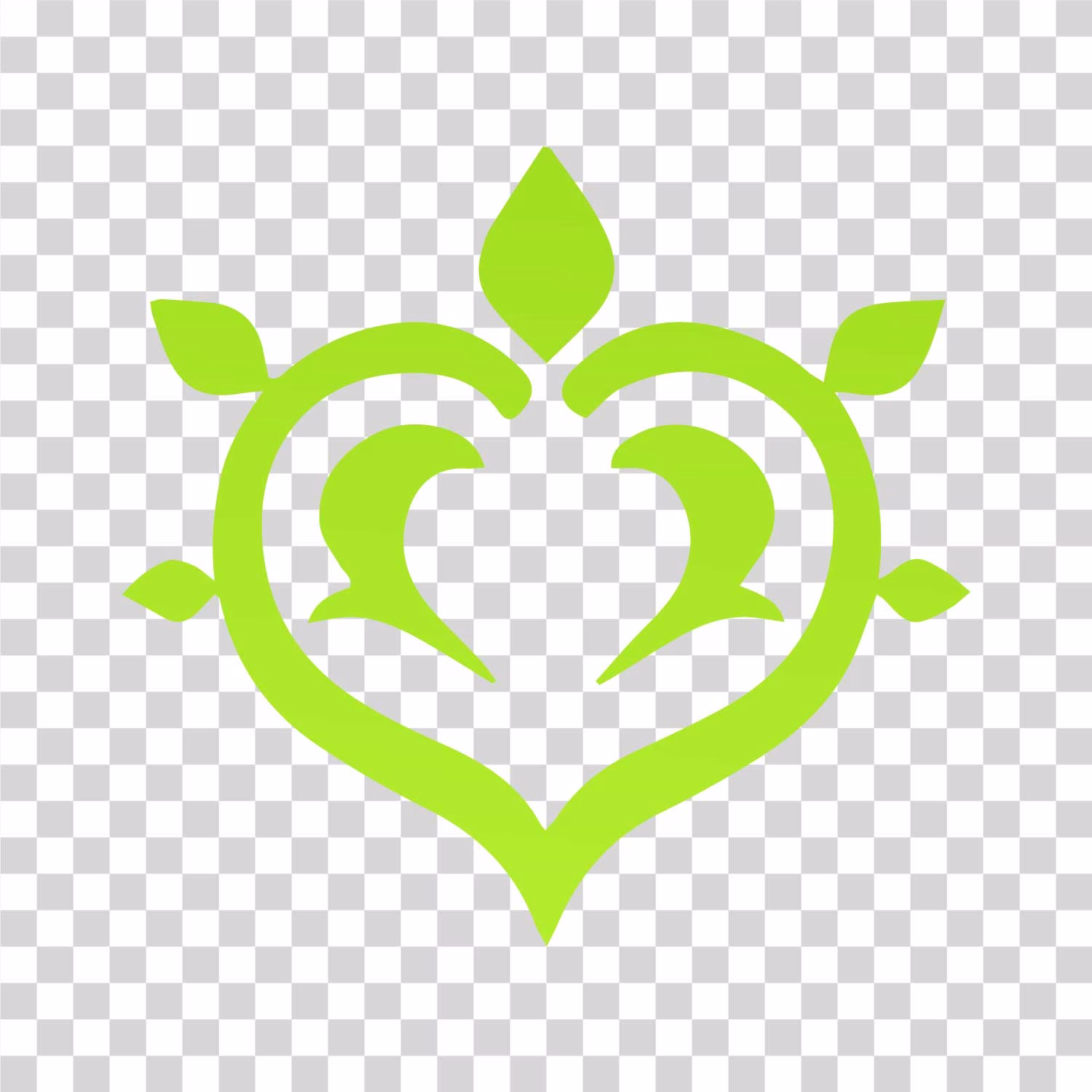 Genshin Impact Dendro Element Icon png