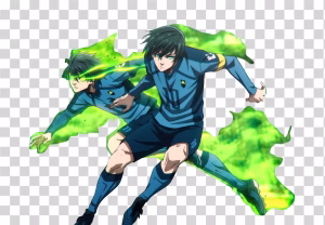 Isagi and Rin Blue Lock Anime PNG Transparent