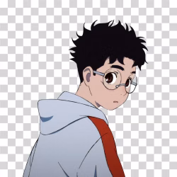 Ken Takakura Dandadan Anime Character PNG Transparent