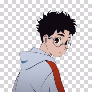 Ken Takakura Dandadan Anime Character PNG Transparent