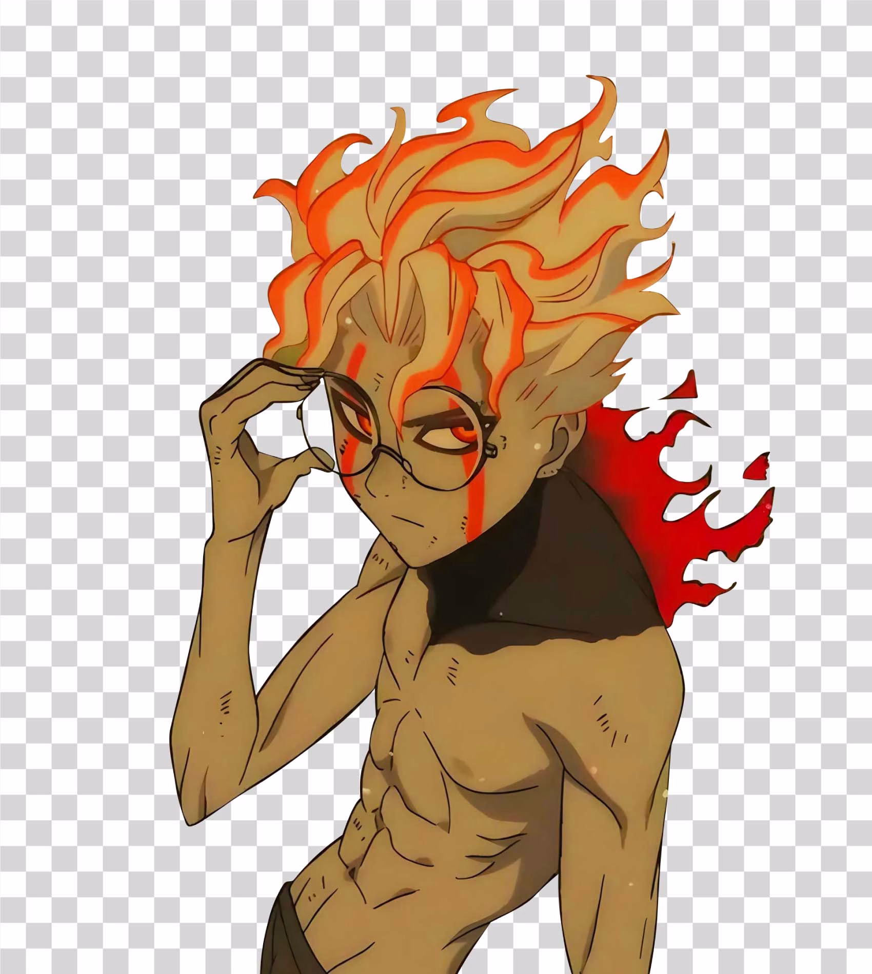 Ken Takakura Okarun Dandadan PNG