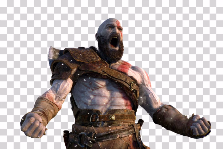 Kratos God of War Video Game PNG