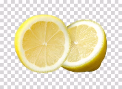 Lemon Half Sliced Citrus Fruit PNG