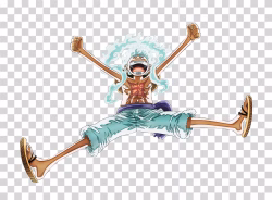 Monkey D Luffy Gear 5 Joy Boy Transformation PNG Image