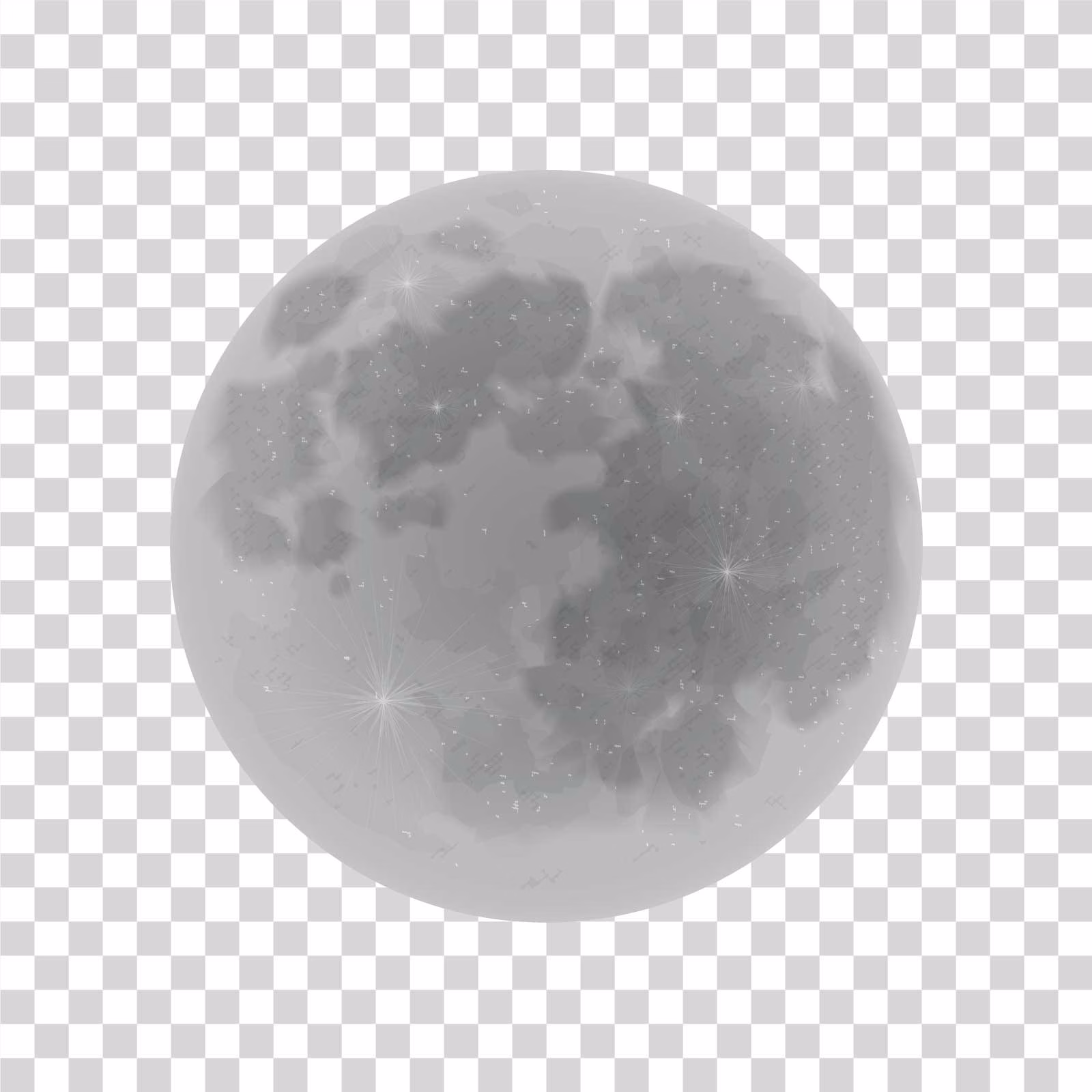 Moon Celestial Body PNG