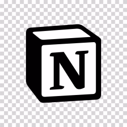 Notion Logo Productivity App Icon PNG