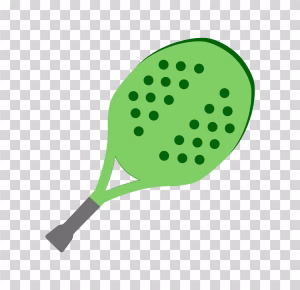 Paddle Tennis Racket Illustration PNG