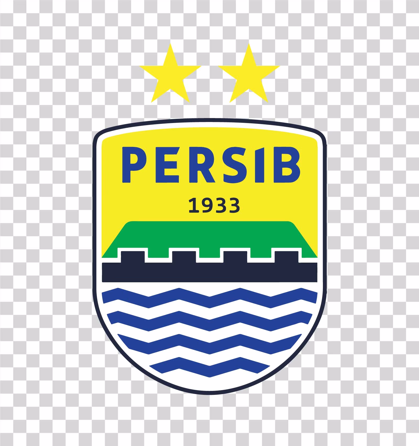 Persib Bandung Football Club Logo PNG