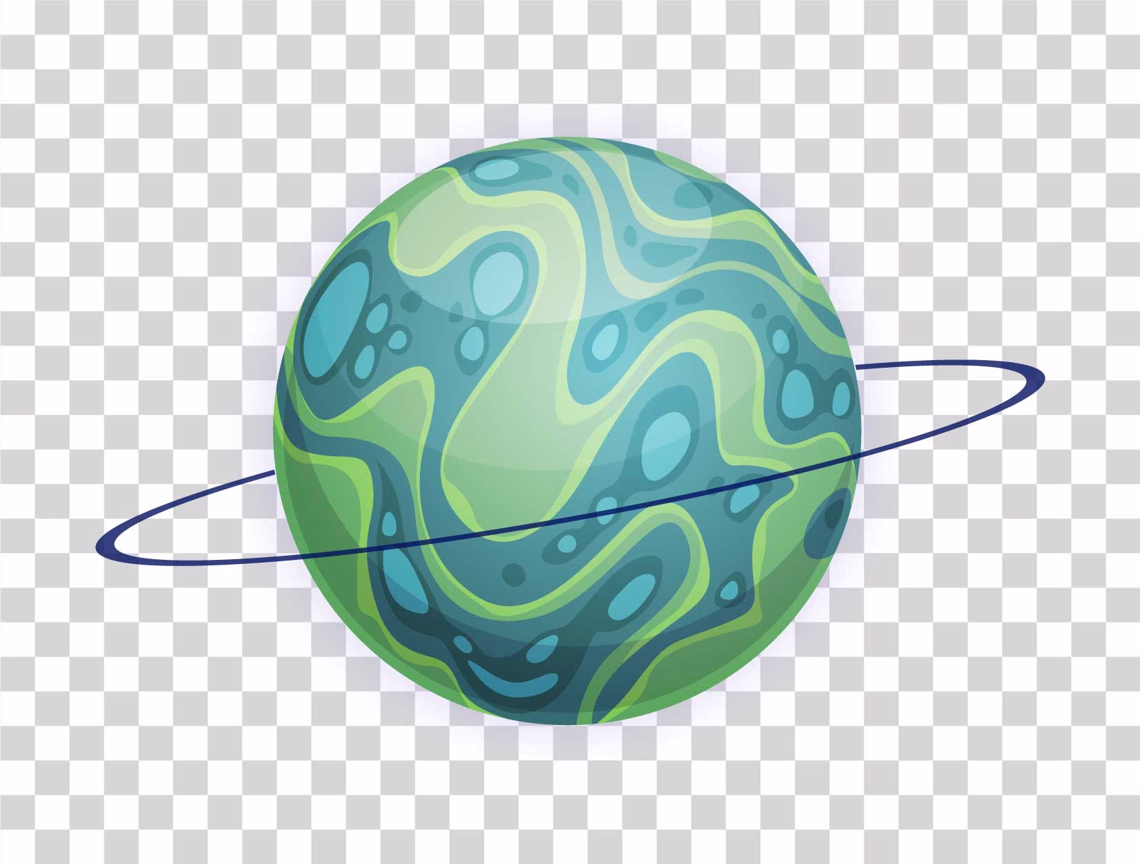 Planet Illustration Space Artwork PNG Transparent