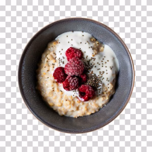 Porridge Bowl Hot Breakfast PNG