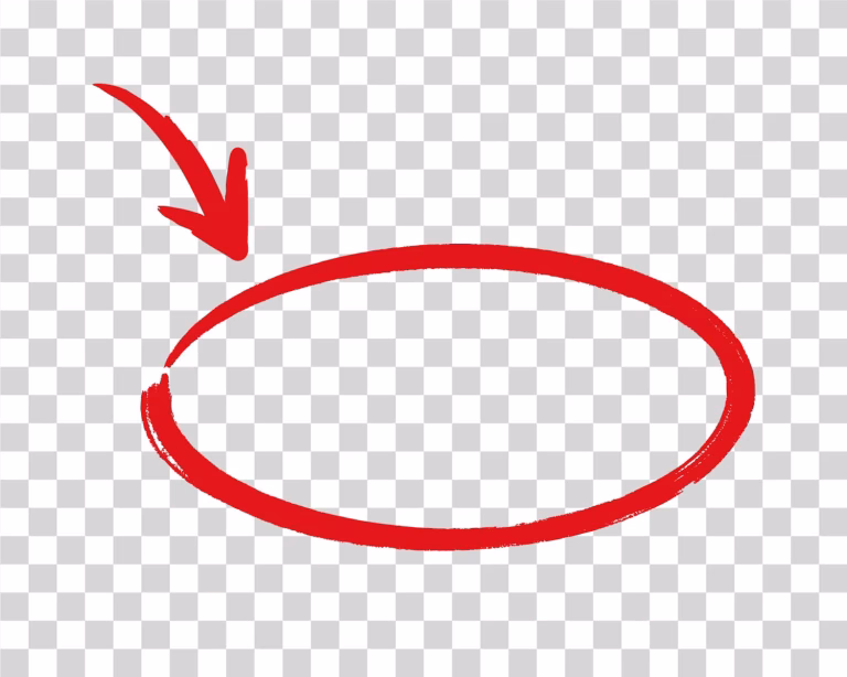 Red Circle for Memes png