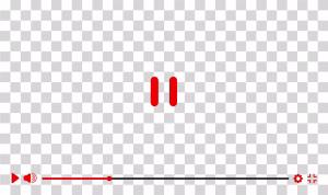 Video Player Overlay Media Player UI Element PNG