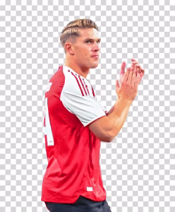 Viktor Gyokeres Arsenal Striker PNG Image
