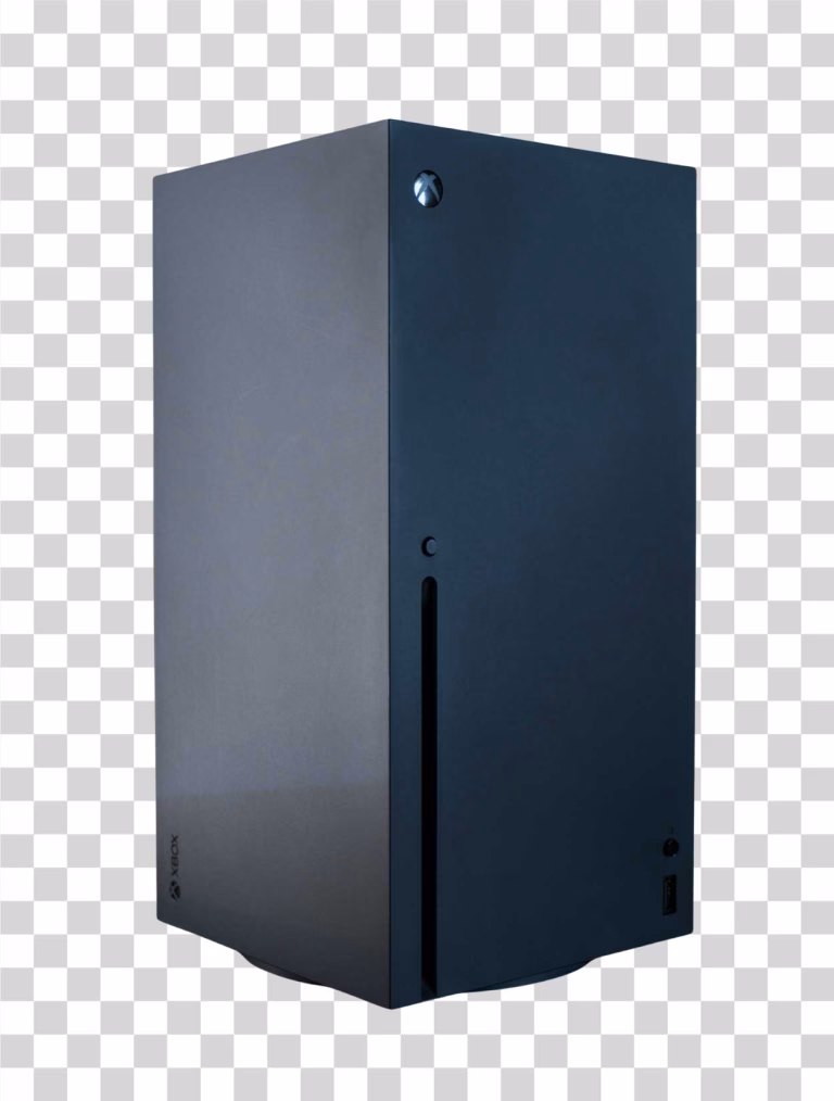 Xbox Series X Gaming Console PNG Transparent