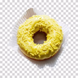 Yellow Donut Sweet Dessert Pastry png