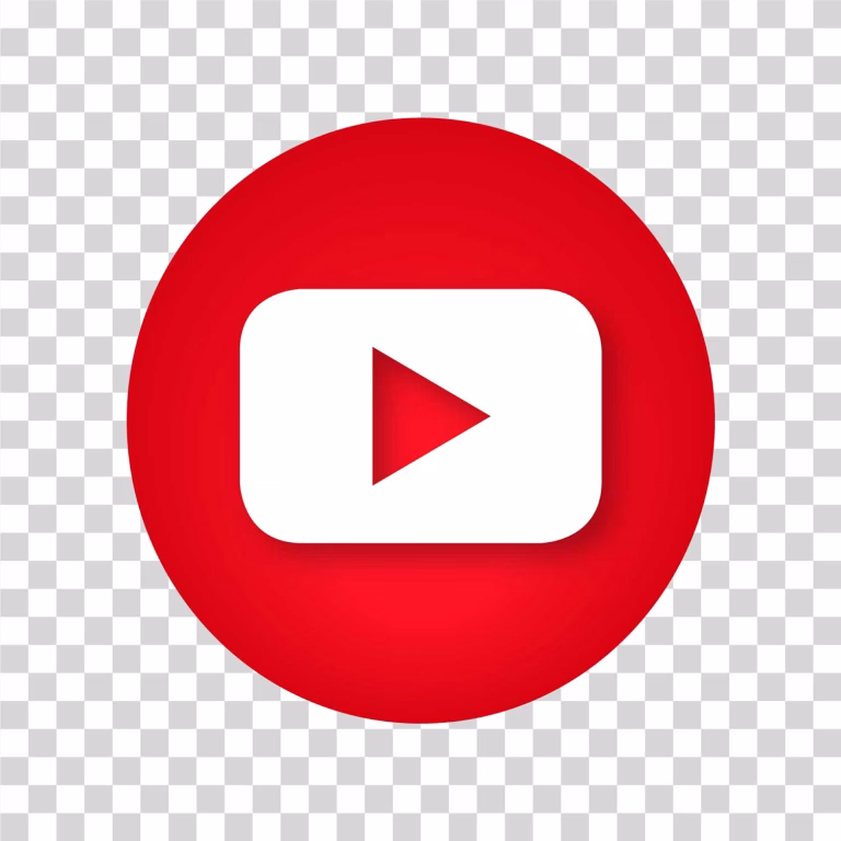 YouTube Circle Logo PNG