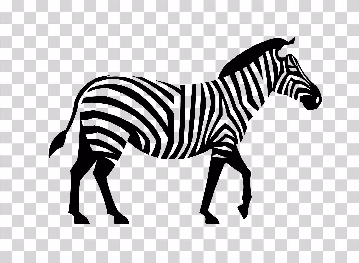 Zebra Icon Animal Symbol PNG