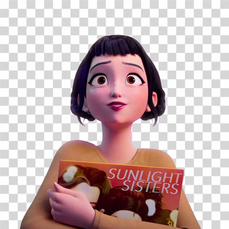 Zoey KPop Demon Hunters Character PNG Transparent