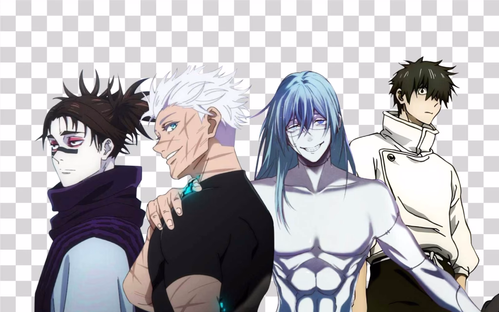 A collection of the best PNG images of Jujutsu Kaisen anime
