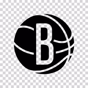 Brooklyn Nets Black Logo PNG