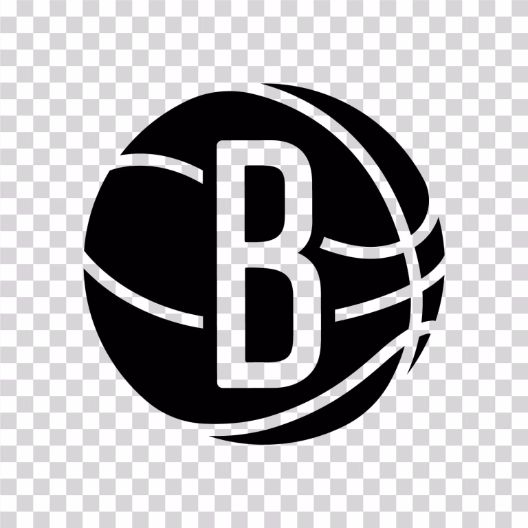 Brooklyn Nets Black Logo PNG