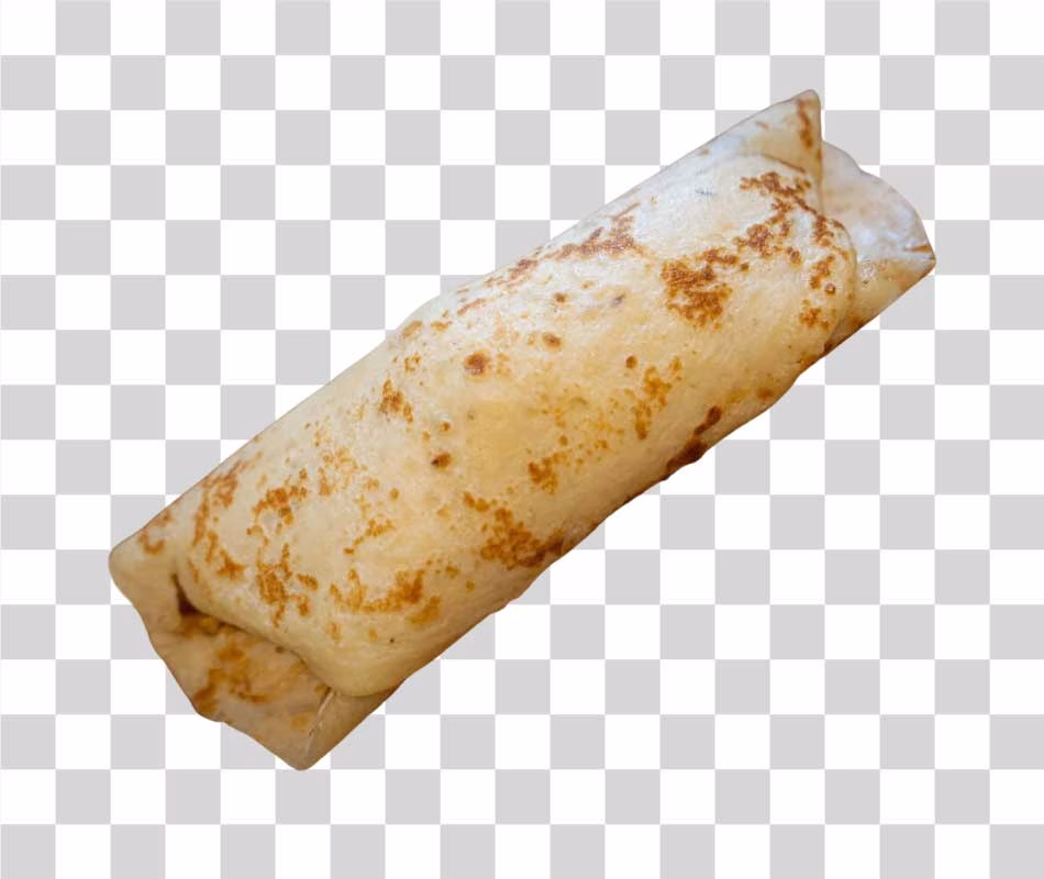 Burrito and Crepe Tortilla PNG Image