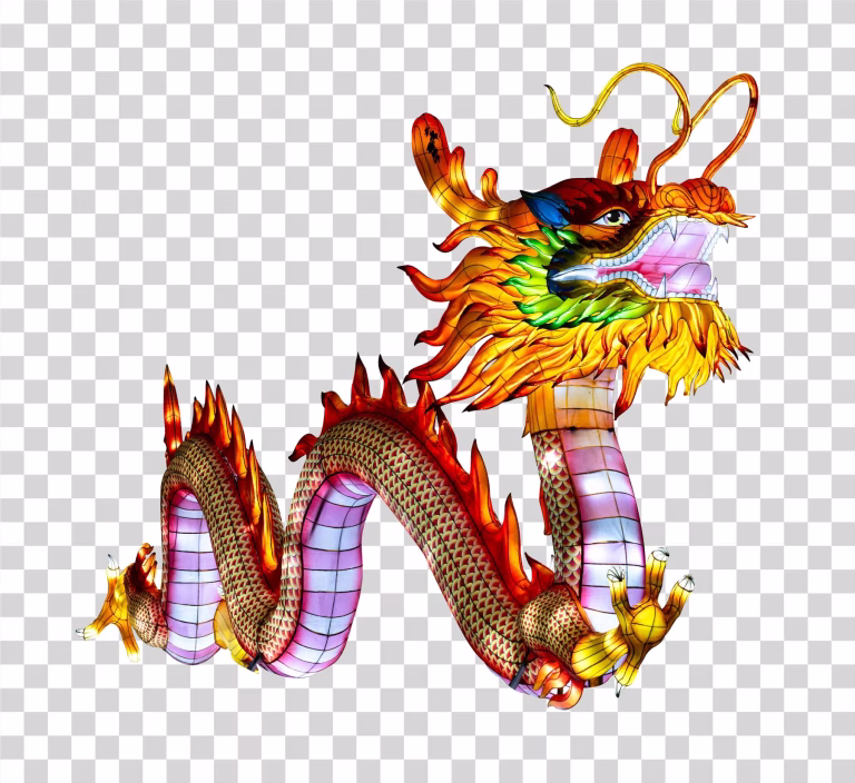 Lunar New Year Dragon PNG Transparent