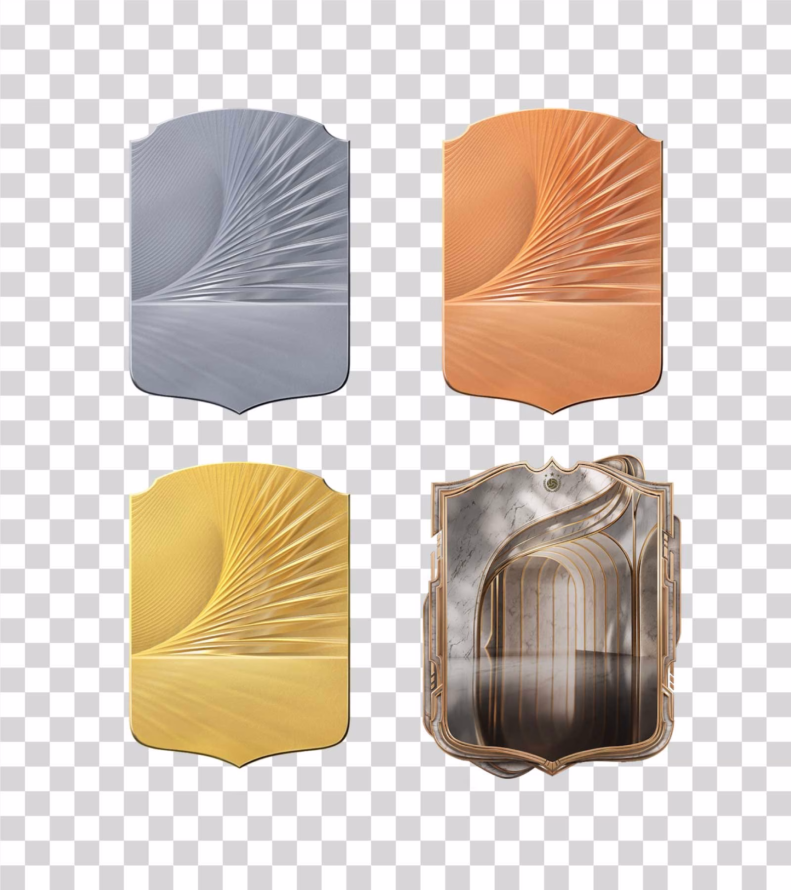 FIFA EA FC26 Player Cards Template Transparent