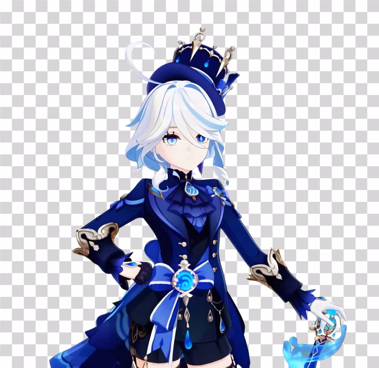 Furina Genshin Impact Character PNG Image