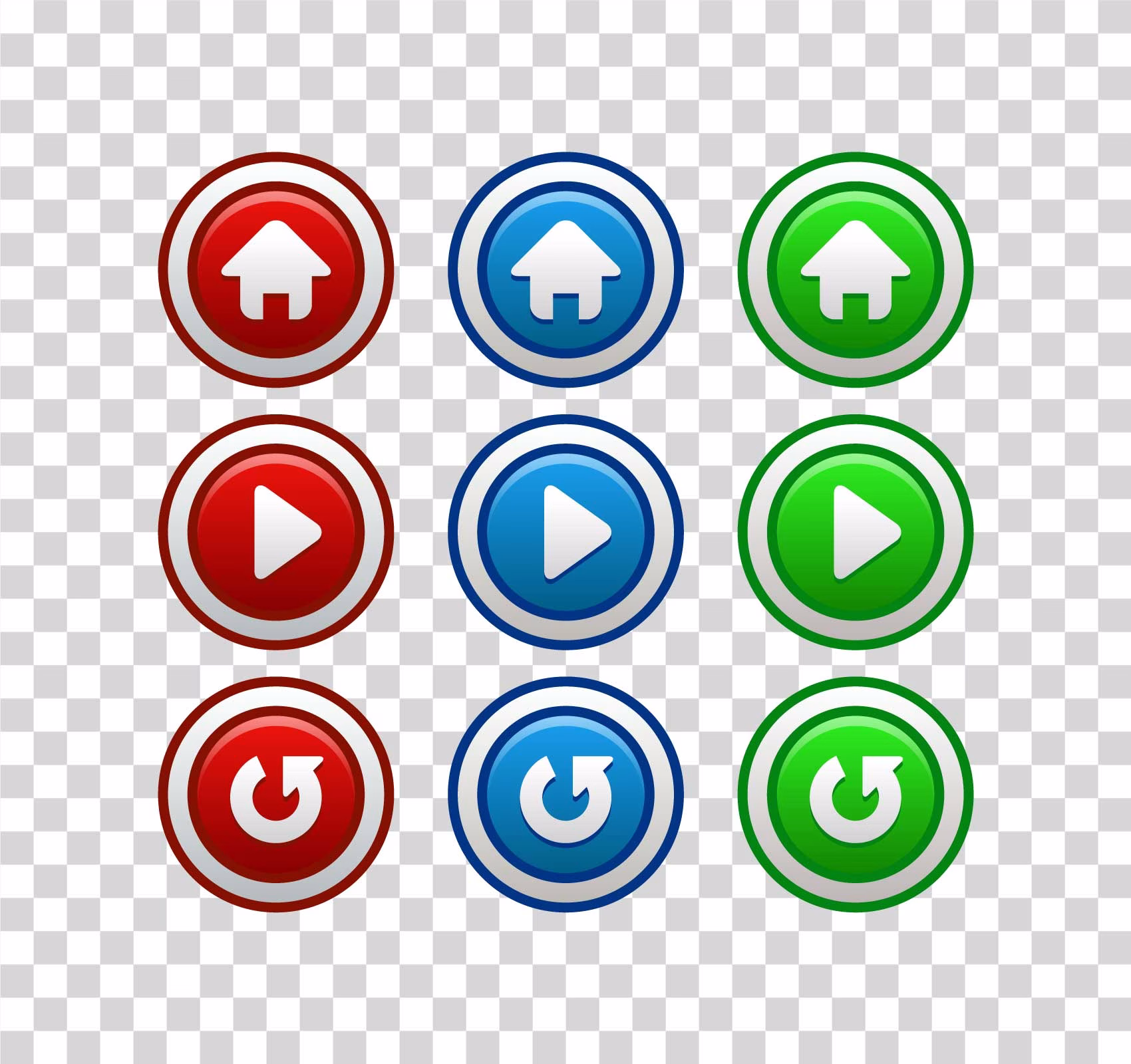 Game UI Icons User Interface PNG Transparent