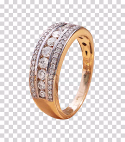 Golden Ring Jewelry PNG Image