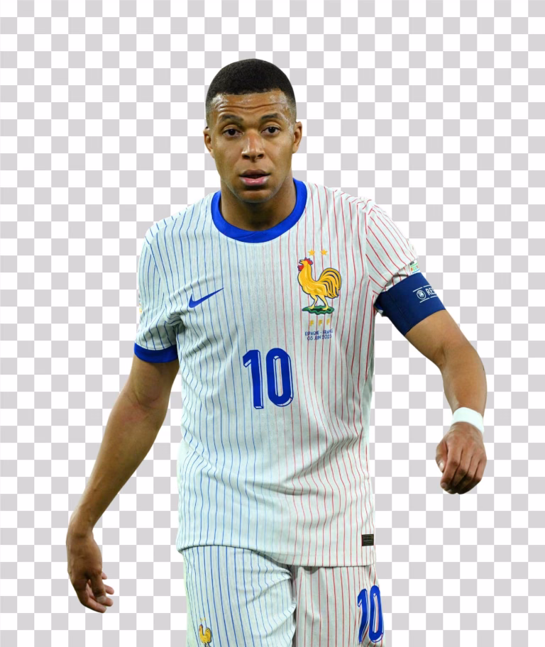 Kylian Mbappe French Football PNG