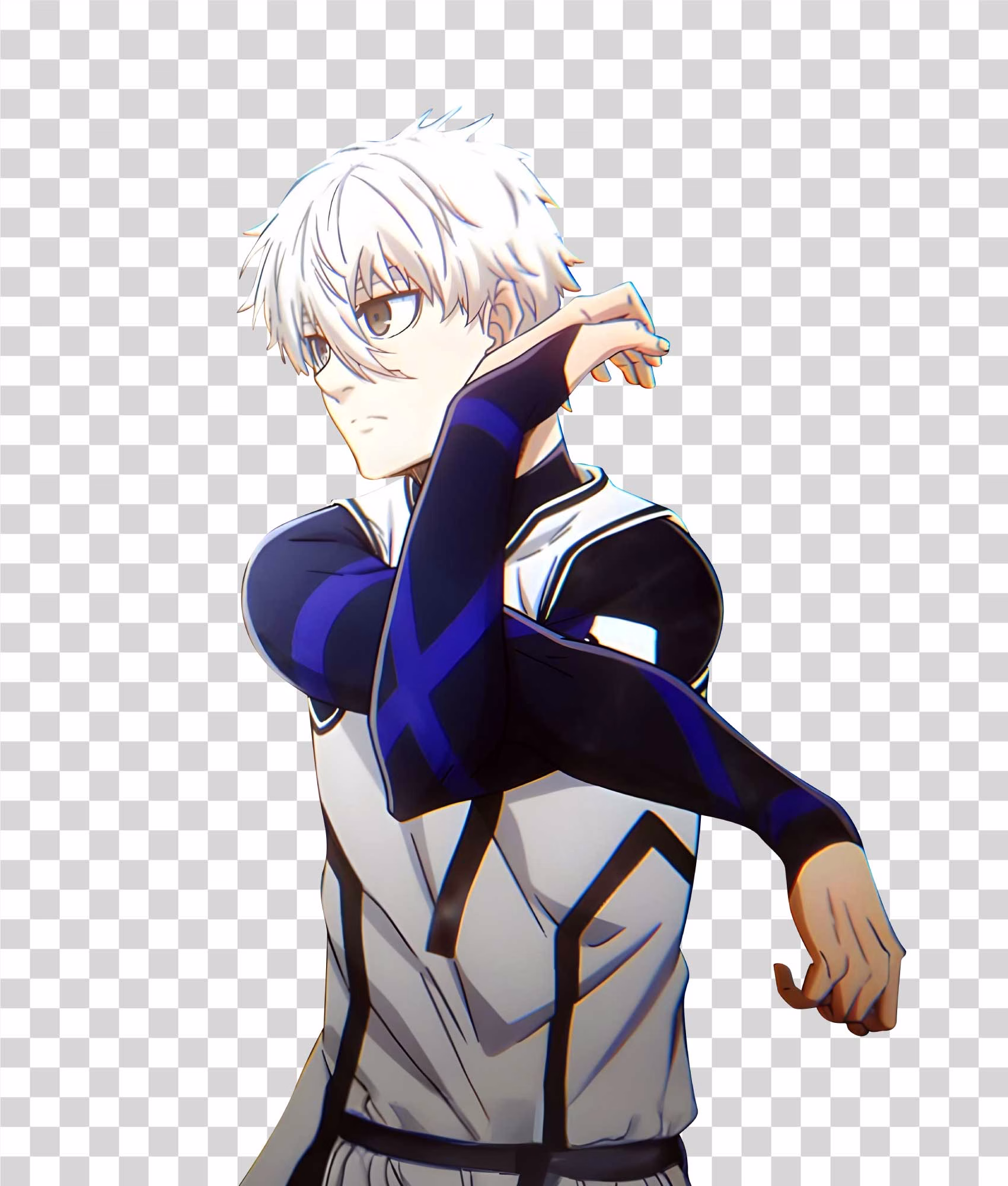 Nagi Seishiro Warming Blue Lock PNG Transparent