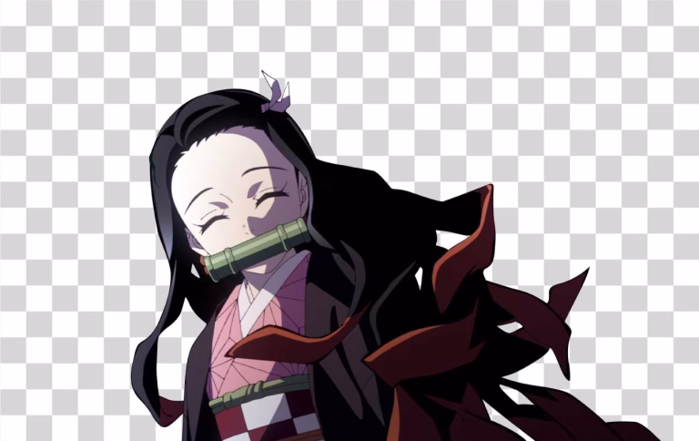 Nezuko Kamado Smiling PNG