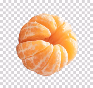 Peeled Orange PNG Transparent