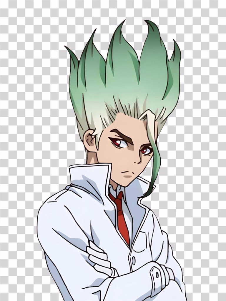 Senku Ishigami Dr Stone Character Transparent PNG