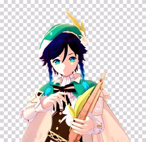 Venti, Genshin Impact Character, Anemo Archon Bard, Transparent PNG Image Venti Genshin Impact Character PNG