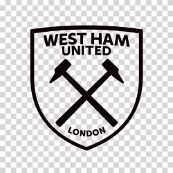 West Ham United Black Logo PNG Image