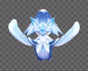Winged Cryoshroom Genshin Impact PNG