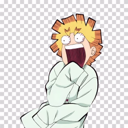 Zenitsu Agatsuma Demon Slayer Character Scared Expression PNG