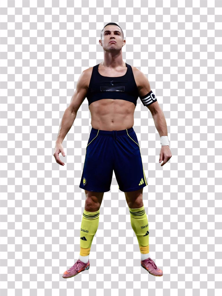 Cristiano Ronaldo Celebration Pose PNG